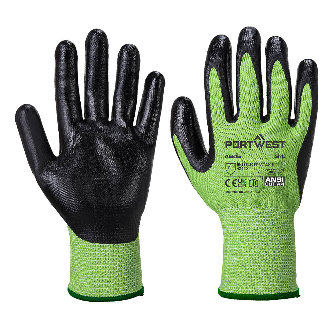 Featured Image for Green Cut Glove – Nitrile Foam