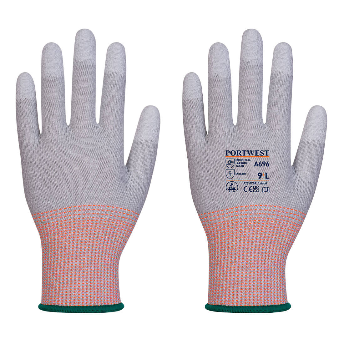 Featured Image for LR13 ESD PU Fingertip Cut Glove (Pk12)