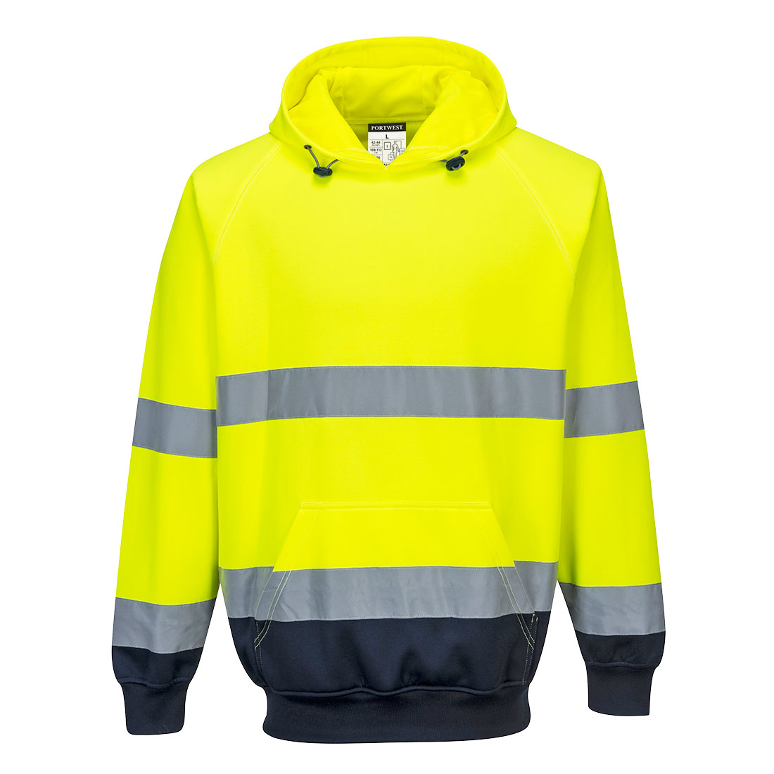 Hi-Vis Contrast Hoodie - Image 2