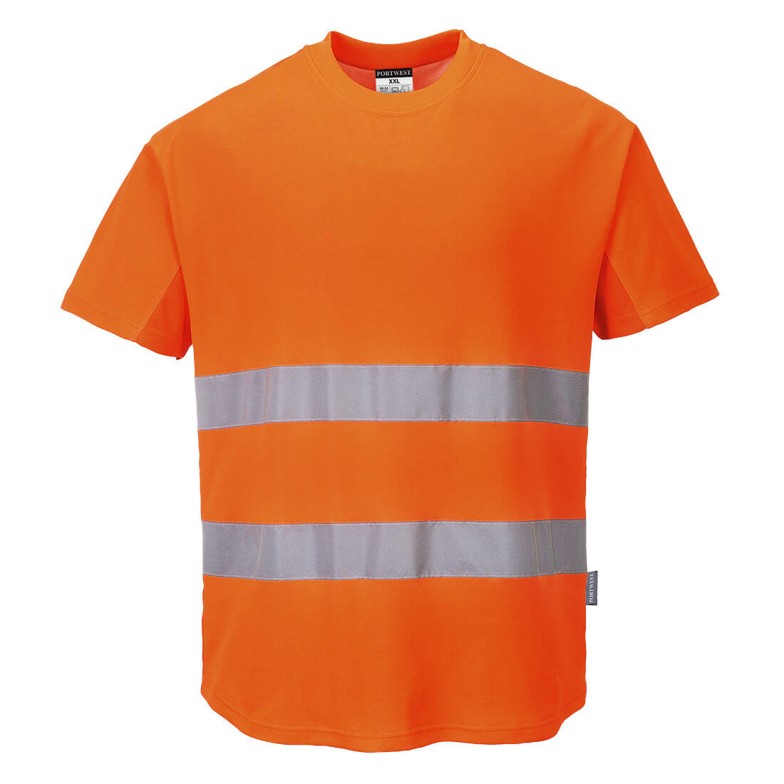 Featured Image for Hi-Vis Cotton Comfort Mesh Insert T-Shirt S/S