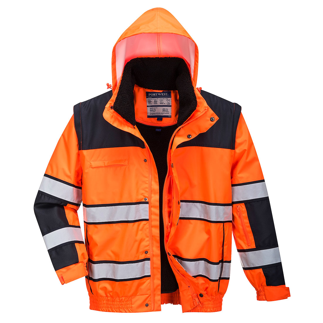 Featured Image for Hi-Vis 3-in-1 Contrast Winter Bomber Jacket
