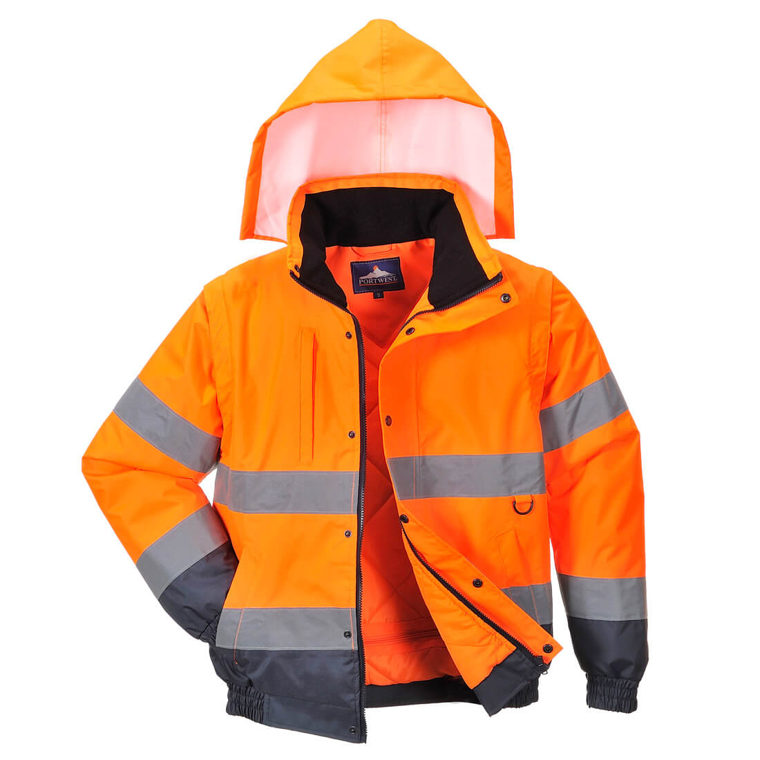 Featured Image for Hi-Vis 2-in-1 Contrast Bomber Jacket