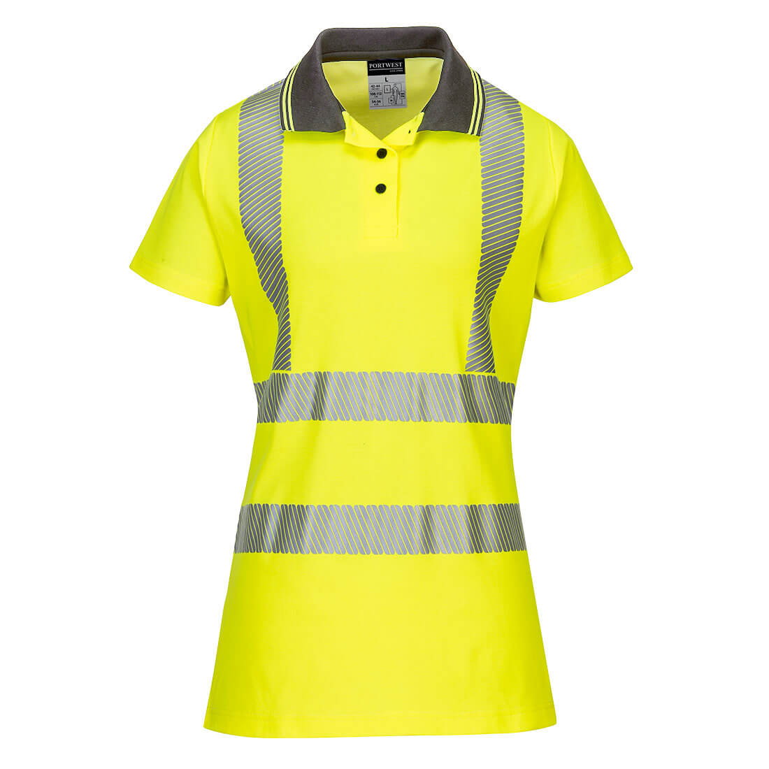 Hi-Vis Women's Cotton Comfort Pro Polo Shirt S/S - Image 4