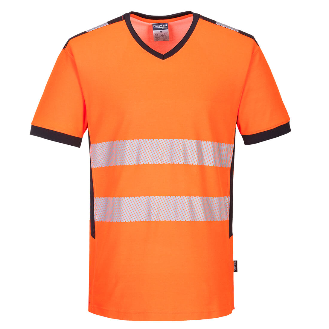 Featured Image for PW3 Hi-Vis V-Neck Mesh Insert T-Shirt S/S