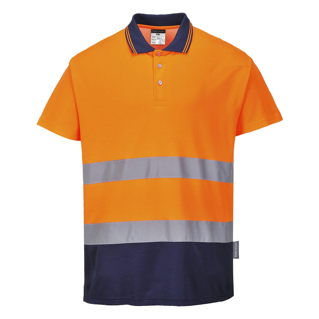 Featured Image for Hi-Vis Cotton Comfort Contrast Polo Shirt S/S
