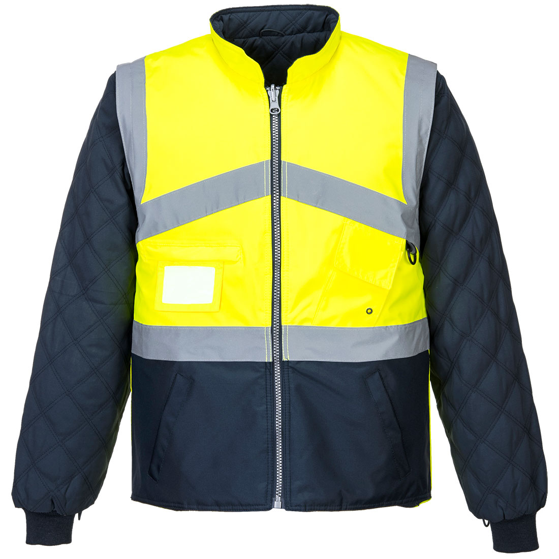 Hi-Vis Breathable 2-in-1 Contrast Reversible Jacket - Image 2