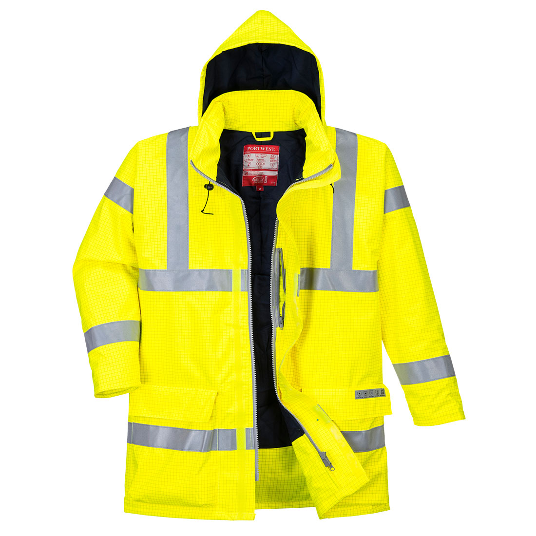 Bizflame Rain Hi-Vis Antistatic FR Jacket - Image 2