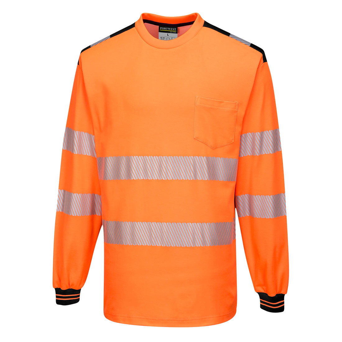 Featured Image for PW3 Hi-Vis Cotton Comfort T-Shirt L/S