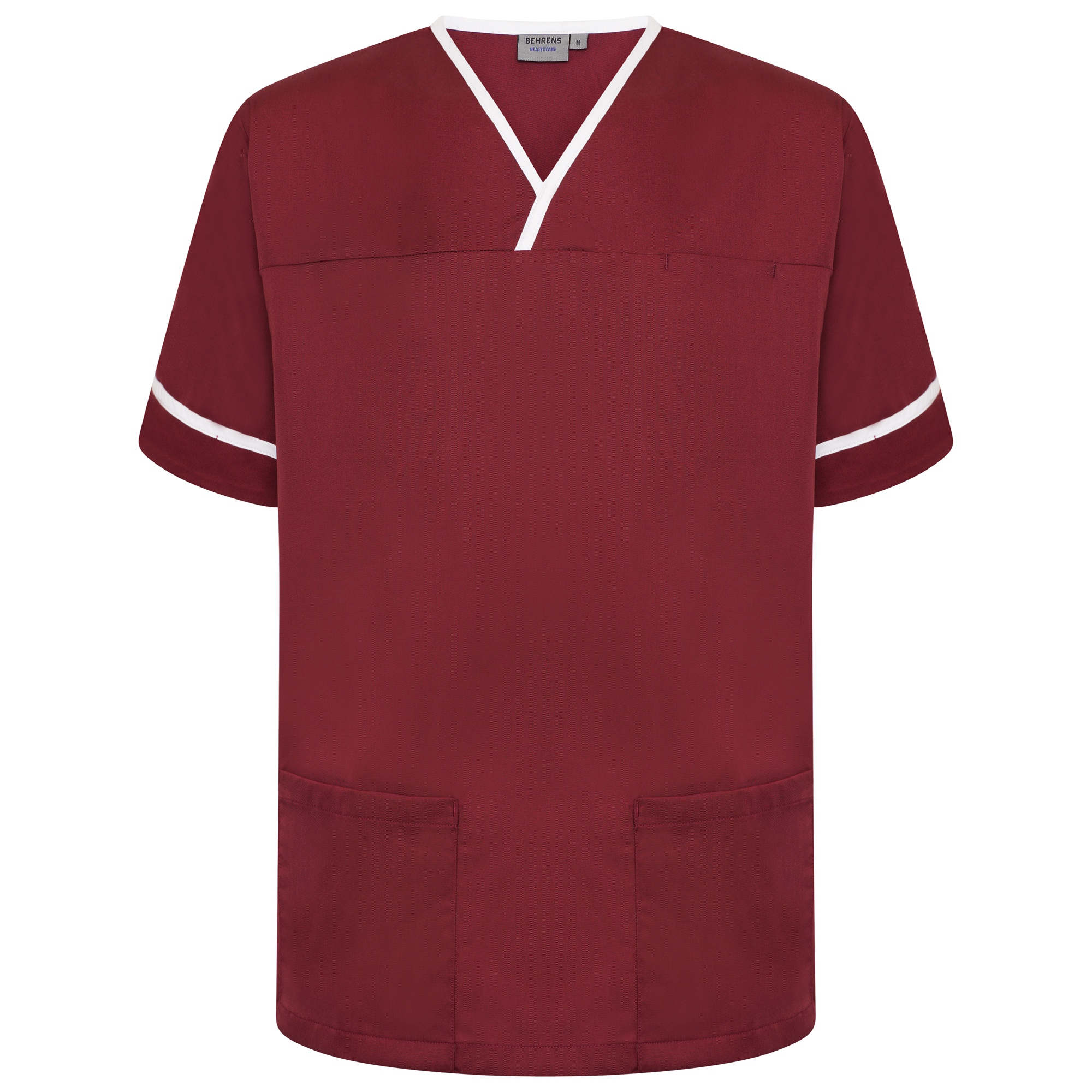 Contrast Trim Smart Scrub Top - Image 2