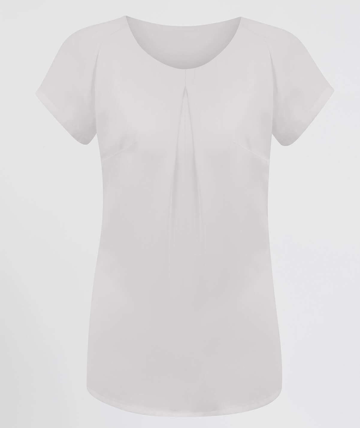 Mona Editions Round Neck Blouse Short Sleeve - Image 8