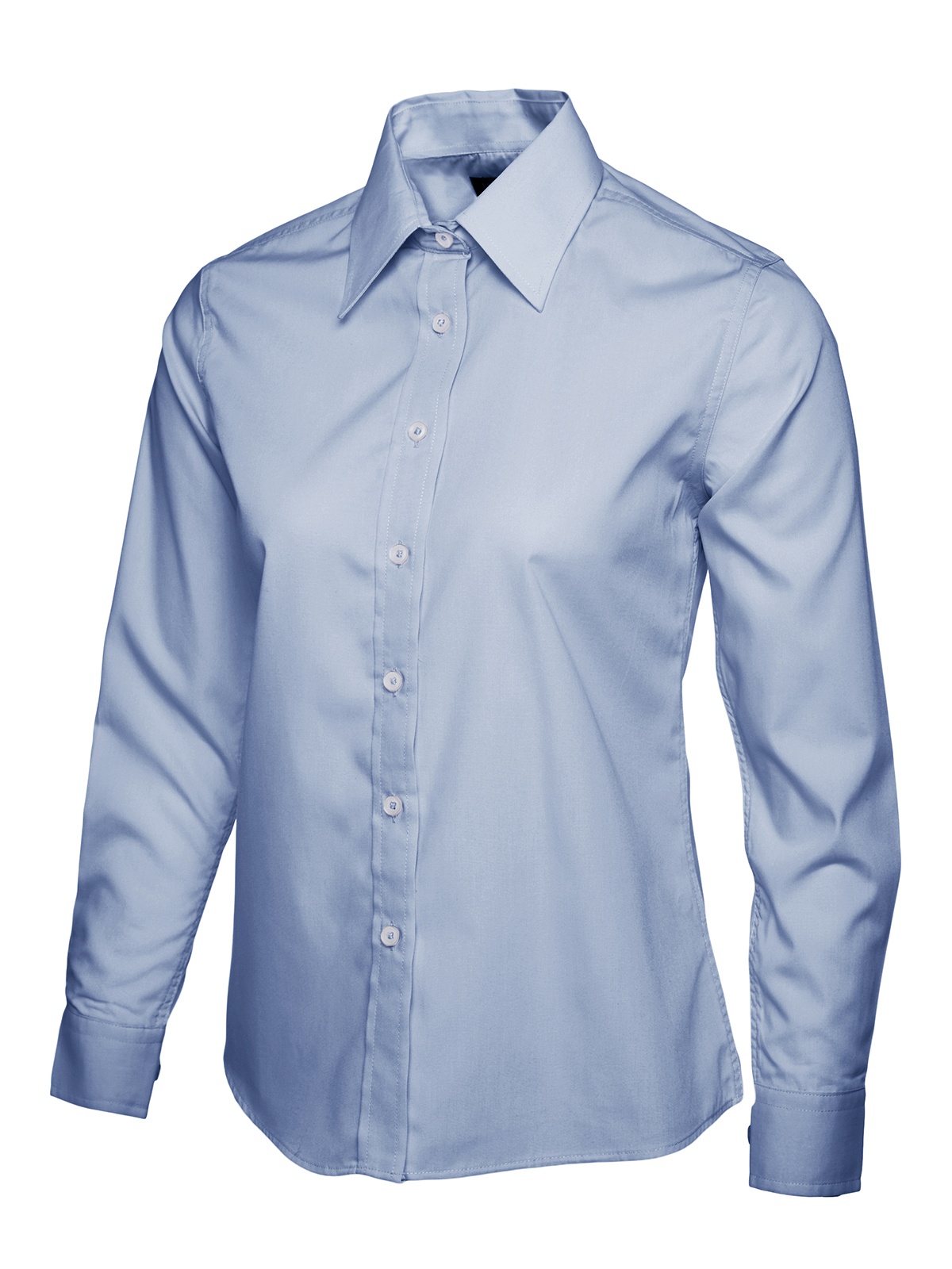 Ladies Poplin Full Sleeve Shirt - Image 2