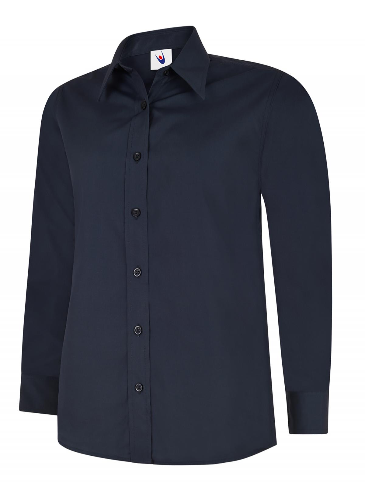 Ladies Poplin Full Sleeve Shirt - Image 5