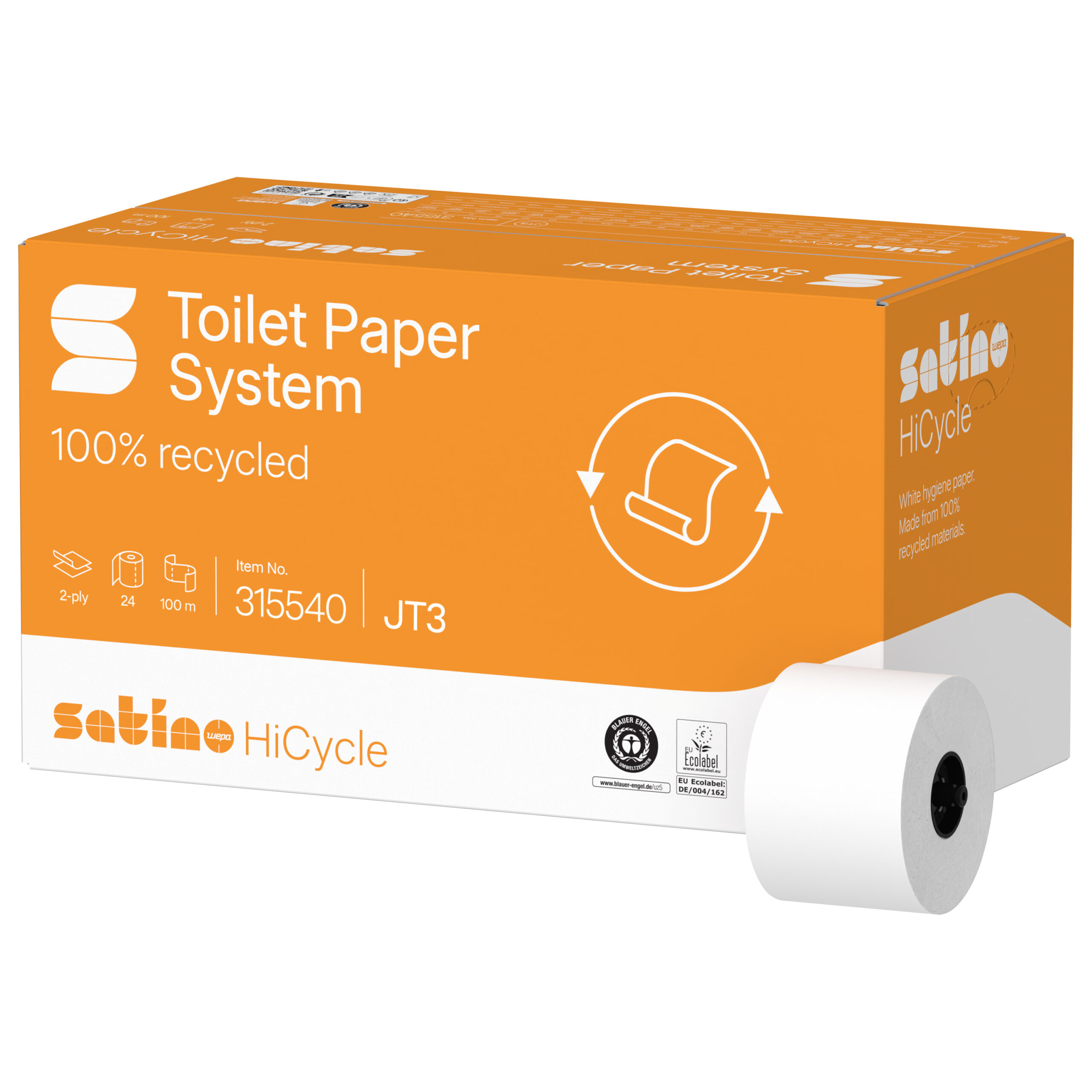 Featured Image for Satino HiCycle System Jumbo Toilet Rolls