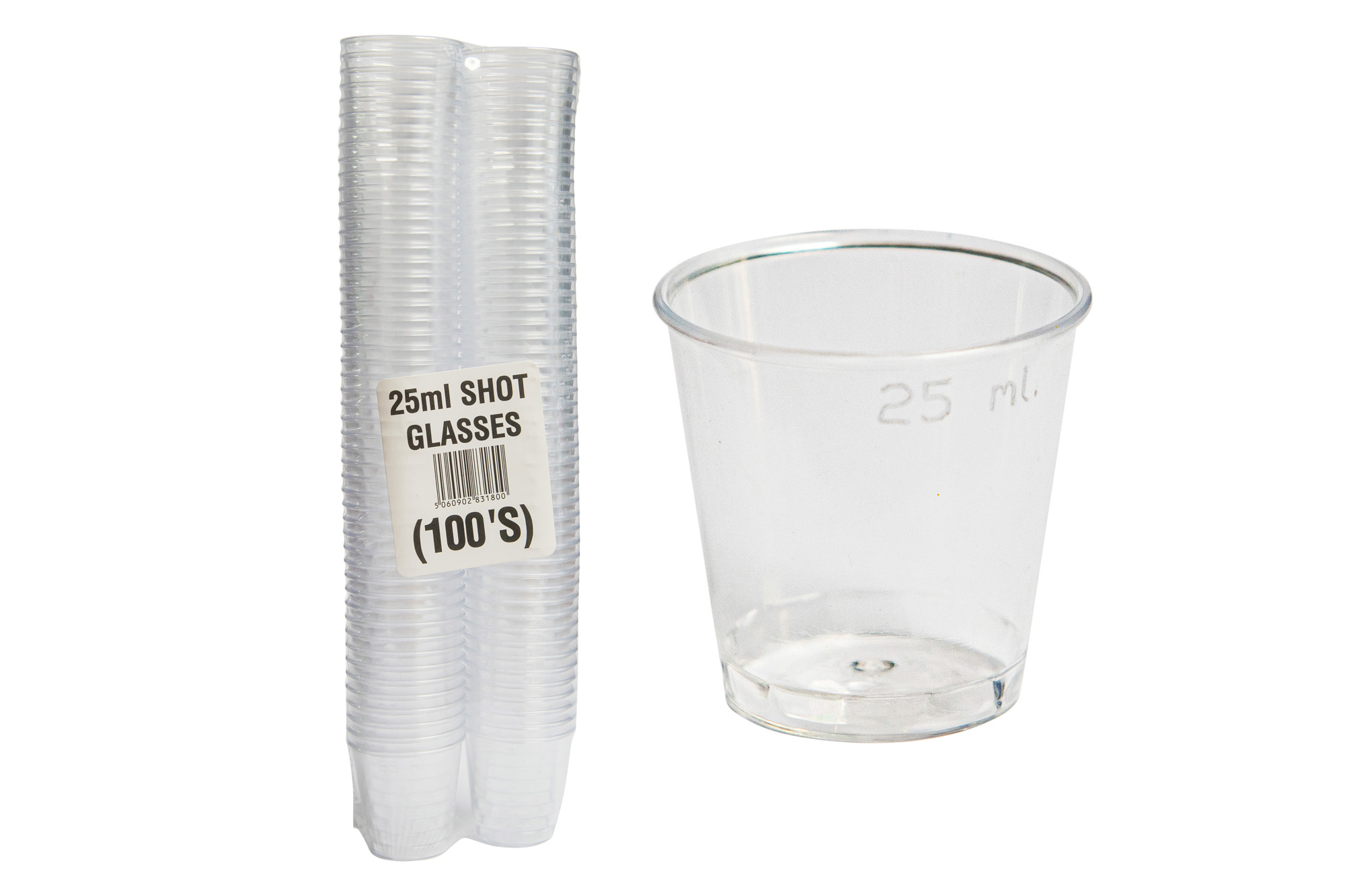 Featured Image for CE Marked Disposable Plastic Shot Glasses 25ml