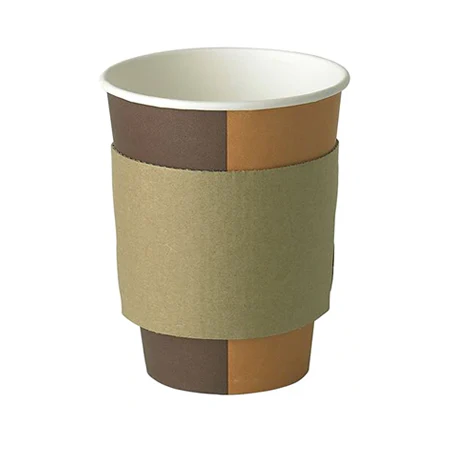 Featured Image for Brown Sleeves To Fit 10-16oz Cups (Unprinted)