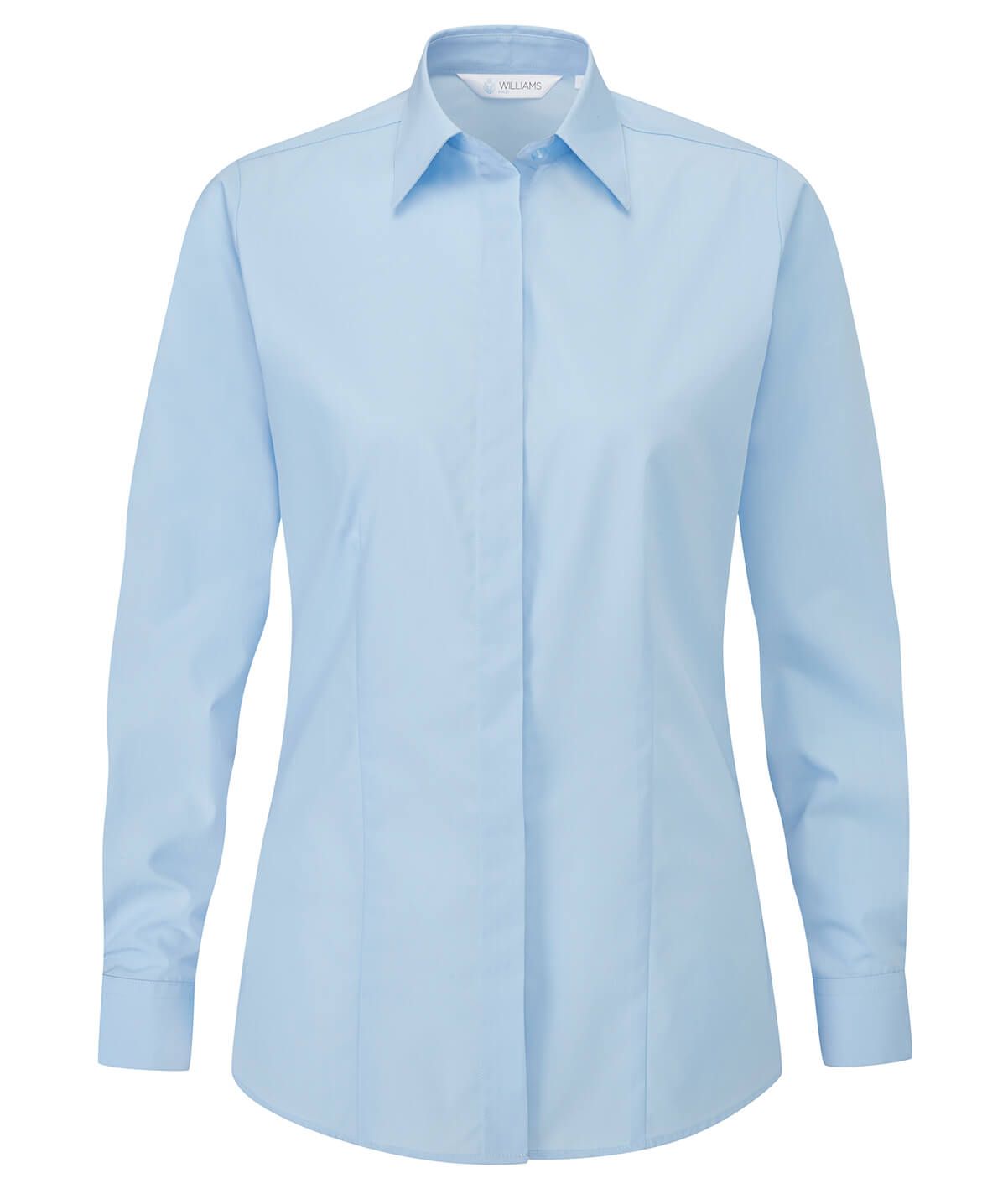 Featured Image for Ladies Classic Fly Front Blouse Long Sleeve