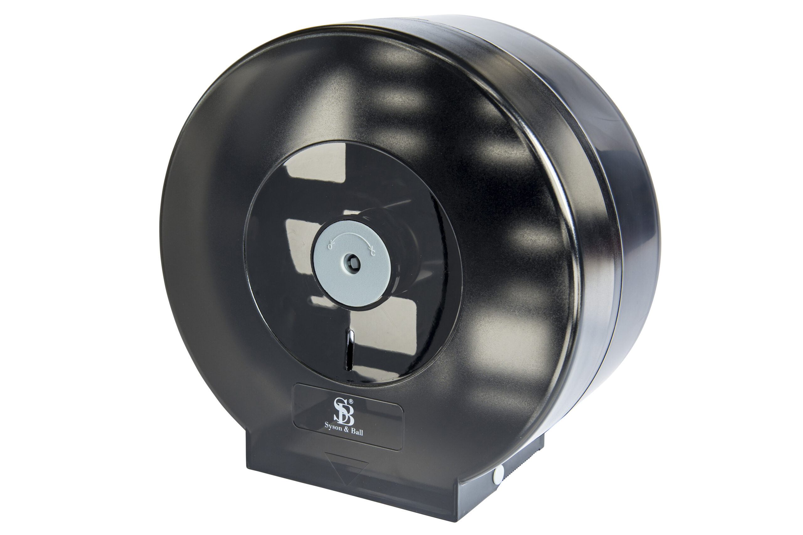 Featured Image for Plastic Mini Jumbo Toilet Roll Dispenser Black
