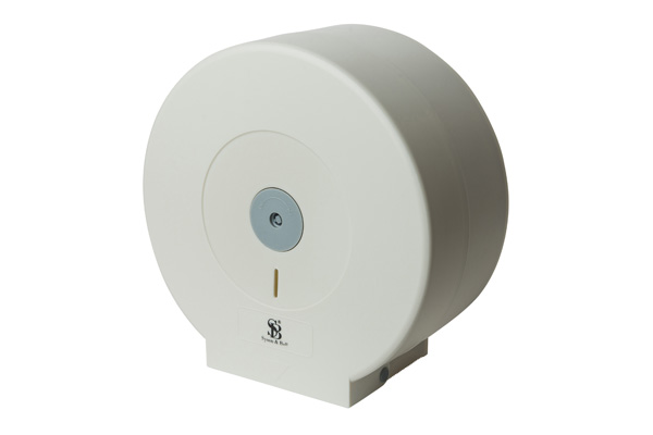 Featured Image for Plastic Mini Jumbo Toilet Roll Dispenser White