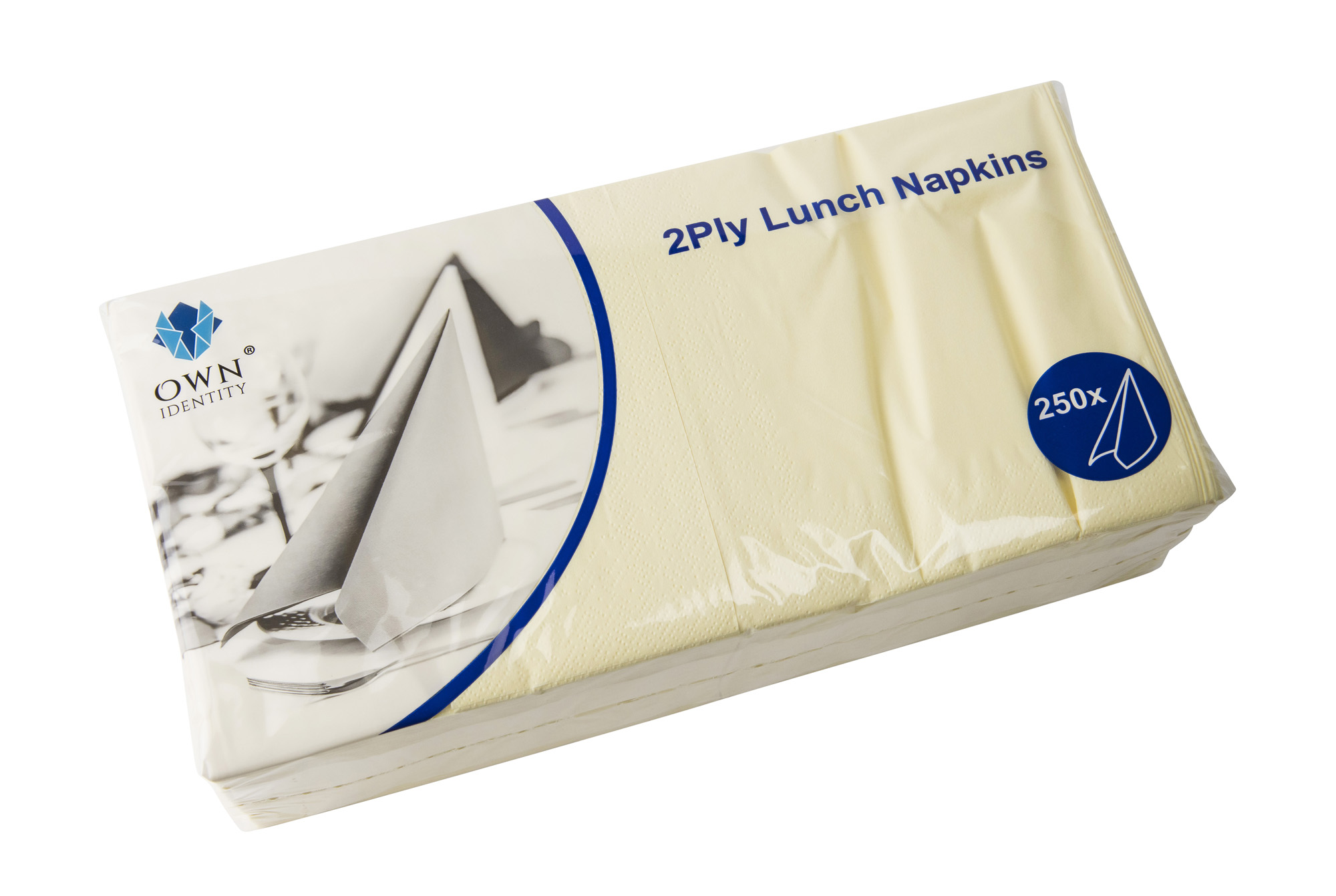 Featured Image for Lunch Napkins 33cm x 33cm 2-Ply Devon Cream