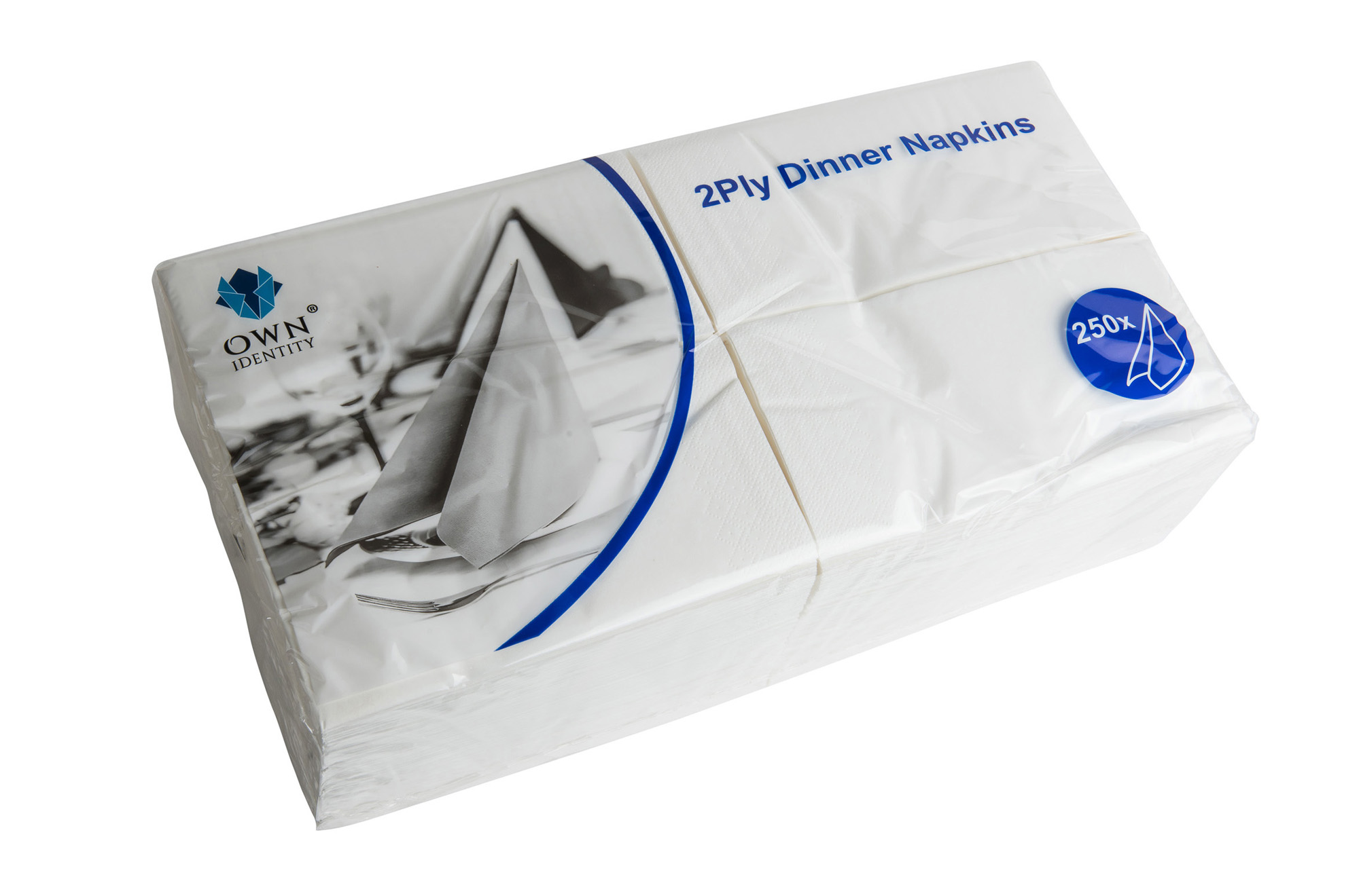 Featured Image for Dinner Napkins 40 x 40cm 2-Ply White ‘8-Fold’