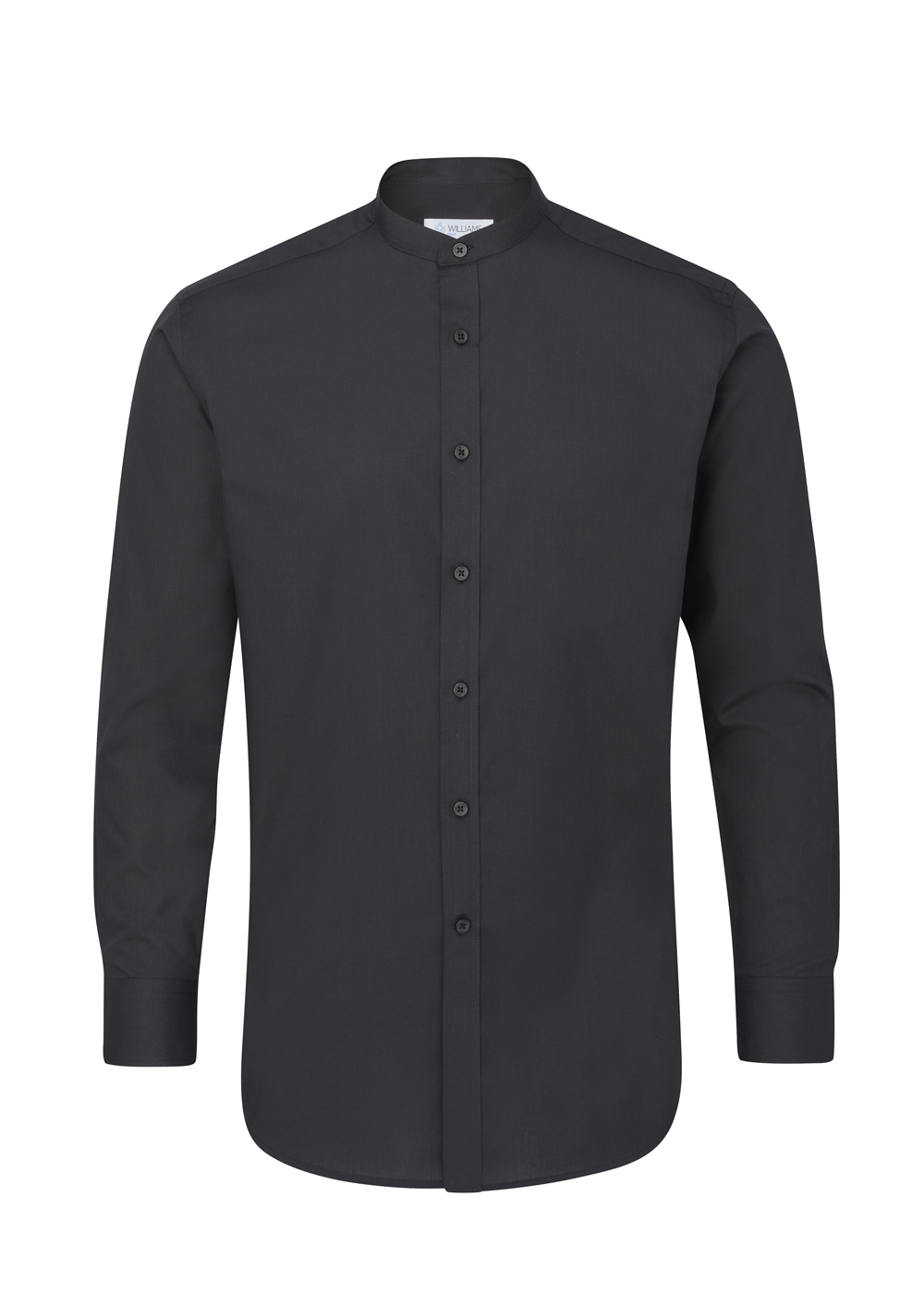 Mens Grandad Collar Shirt Long Sleeve - Image 3