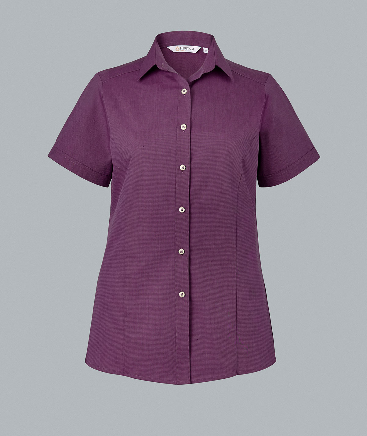 Clare Tailored Fit Blouse Short Sleeve - Image 2