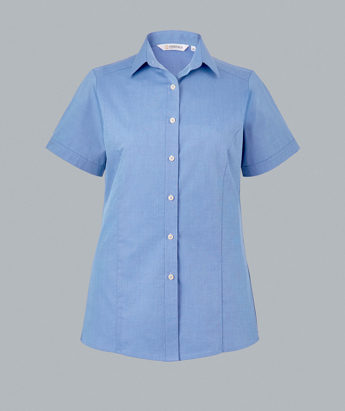 Clare Tailored Fit Blouse Short Sleeve - Image 3