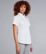 Faith Ladies Herringbone Blouse Short Sleeve