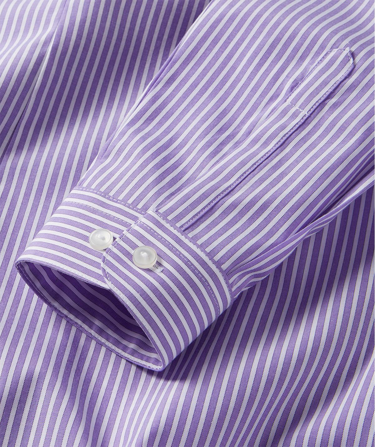 Iona Stripe Uniform Blouse Long Sleeve - Image 4