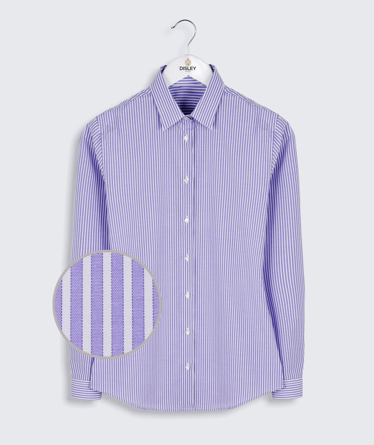 Iona Stripe Uniform Blouse Long Sleeve - Image 3