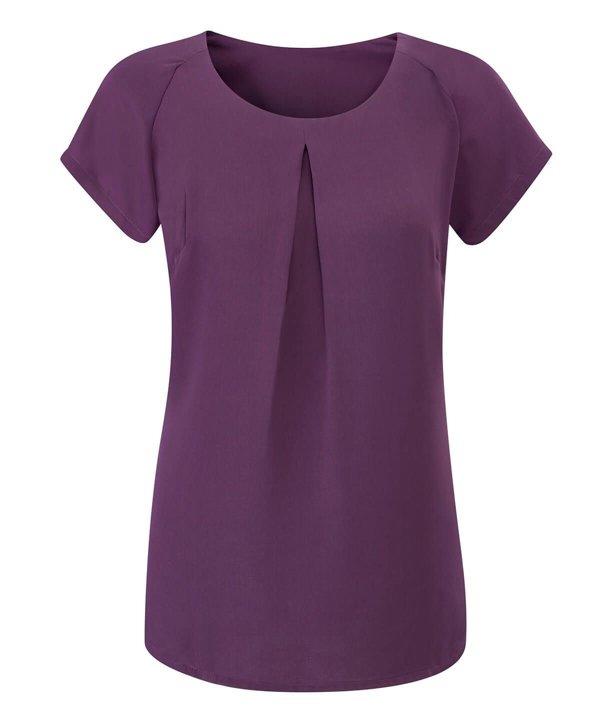 Mona Editions Round Neck Blouse Short Sleeve - Image 5