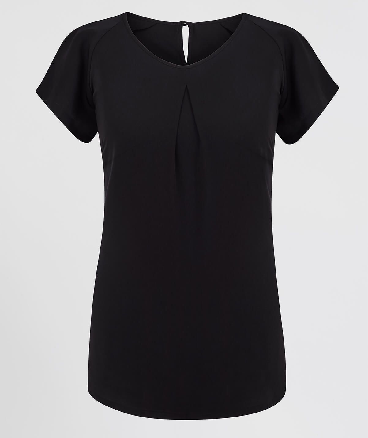 Mona Editions Round Neck Blouse Short Sleeve - Image 6