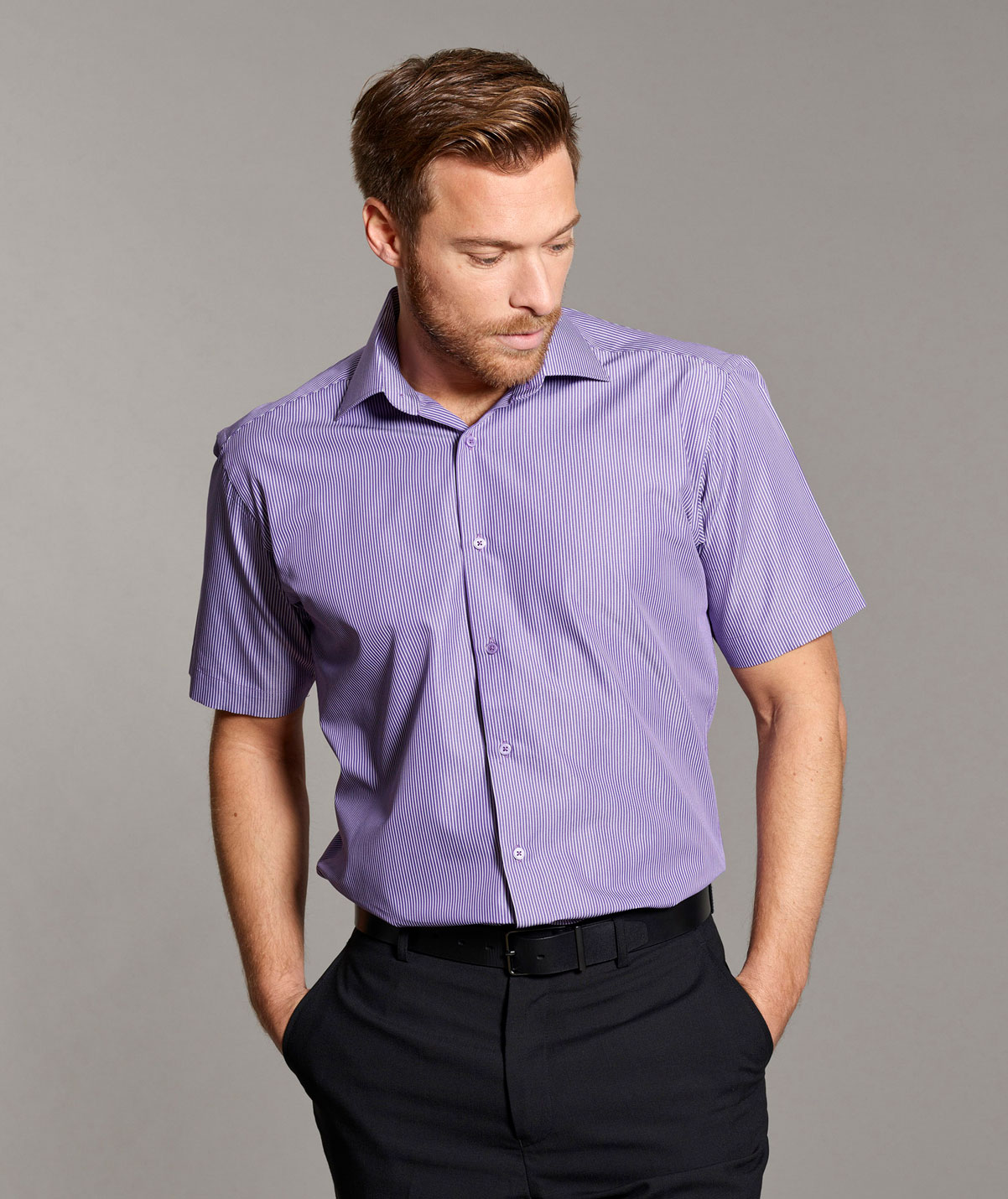 Featured Image for Trillick Striped Uniform Shirt Short Sleeve