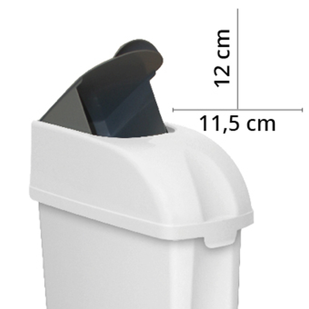 Sanitary Pedal Bin, with Opening Lid - Image 2